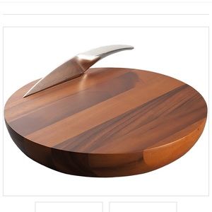 NiB Nambe Harmony Cheese Board w/Knife Gourmet